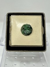 Vintage Art Deco Walter Lampl WL Double Powder Rouge Compact Carved Jade picture