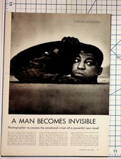 1952 LIFE Magazine Invisible Man Ralph Ellison Gordon Parks Article Print picture