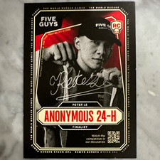 Five Guys World Burger Games On the Line Anonymous 24-H Peter Le RC 2020 picture
