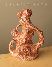 COOL MCM ABSTRACT BIOMORPHIC POTTERY RAYMOR VTG 50S 60S ATOMIC MID CENTURY ART picture