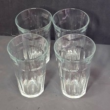 Lot Of 4 DURALEX FRANCE Glasses 5” Tall Heavy Duty picture