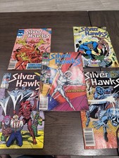 ⁠Vintage SilverHawks Comic Book Lot # 2 4 5 6 7 Star Marvel Comics 1987 1988 picture