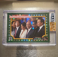 G.A.S. Trading Cards 2025 Gold Foil Presidential Inauguration I-8 CEO Ro #047/50 picture