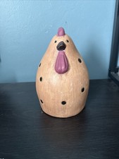 Polka Dotted Pottery Chicken picture