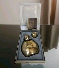 Skultuna Messingsbruk 1607 Brass Hip Flask No 91, Boxed Set, Sweden picture