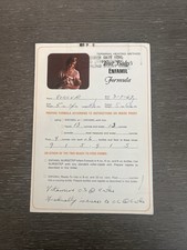 1960s Enfamil New Baby Formula Instruction Pamphlet picture