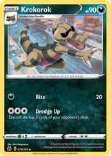 Krokorok 079/159 Uncommon CROWN ZENITH Pokemon Near Mint picture