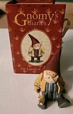 Gnomy's Diaries The Legend of Gnomy Sitting With Bird Figure in Box Annekabouke picture