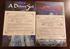 A Distant Soil Graphic Novel No 6/250 Signed Sealed Vol 1 &2 Forward Neil Gaiman picture