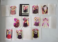 Vintage Chinese Peking Opera Paper Cuts Folk Art Set picture
