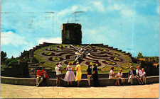 Canada Ontario Niagara Falls Ontario Hydro Floral Clock Vintage Postcard B175 picture