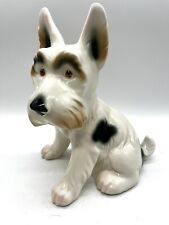 Scottish Terrier Scotty Dog Old Ceramic Dog Figure 9”T Unmarked. EUC picture