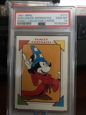 Mickey Mouse PSA 10 - 1991 Impel Disney #111 Sorcerer’s Apprentice picture