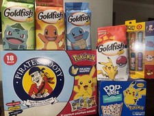 Target Pokémon Exclusive Goldfish Pop tarts Pirate’s Booty Lip Smacker Lot picture