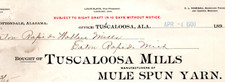 Tuscaloosa AL Billhead Mule Spun Yarn Mill picture