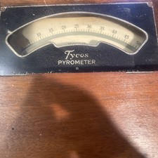 Taylor Tycos Antique Pyrometer B In Original Walnut Wood Case 8 X 7  X 4 In picture