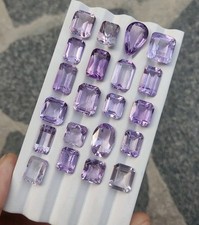 100 Ct Lot Of Stunning & Natural Amethyst Gemstones - Nice Color & Mixed Shapes. picture