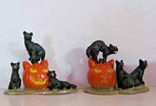 Lemax Spooky Town Figurines - Halloween Cats, Set Of 2 #12883 picture