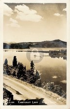 Chatcolet Lake N Idaho Scenic Kodak Paper RPPC Photo Postcard COPY picture