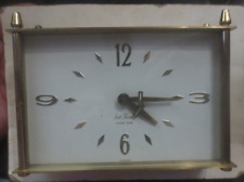 Vintage Seth Thomas Shelf Mantel Clock Brass case 7 jewels German made picture