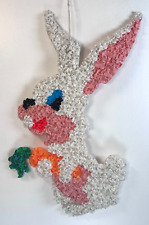 Melted Plastic Popcorn Decorations Easter Bunny 21