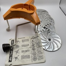 Vintage Moulinex Mouli-Julienne Slicer Shredder Grater Model 445 Complete  picture