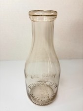 Patrick’s Dairy Store Salem NJ Quart Milk Bottle 3¢ Deposit Embossed Vintage picture