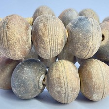 Large Ancient Clay Spindle Whorls Mali 37inch picture