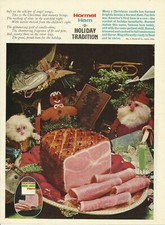 1974 Hormel Ham Christmas Holiday Food vintage print ad 70's advertisement picture