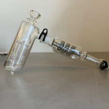 Glass Hookah Freeze Pipes Coil Bubbler Bongs Percolator Filter Hand Pipe US picture