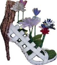 Krewe Of Muses Signature Throw Shoe New Orleans Mardi Gras Parade Handmade OOAK picture