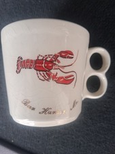 Bar Harbor Maine Souvenir Mug Lobster Vintage Heavy coffee mug. Very Thick. picture