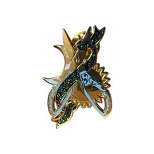 Spin The Dawn Enamel Pin Owlcrate July 2019 Tournament & Trials Box #53 Sparkly picture