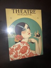 1924 BASKERVILLE SPANISH FLAMENCO DANCER THEATRE MUSIC ILLUS ART COVER FRAMED picture