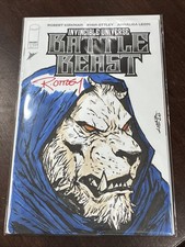 Invincible Universe: Battle Beast #1 Blank OTTLEY Signed W/ Sketch By Wes Coker picture