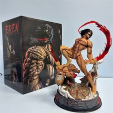 29cm New Attack on Titan Eren Jaeger In Combat PVC Painted Figure Statue W/Box picture