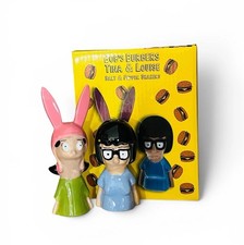 New Bob’s Burgers Tina & Louise Salt And Pepper Shakers In Box  picture