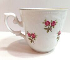 Seltmann Weiden  Bavaria W. Germany Demitasse CUP Pink Roses REPLACEMENT picture