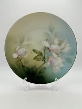 Antique R.S. Germany Hand-Painted Porcelain Plate with Magnolia Flowers picture