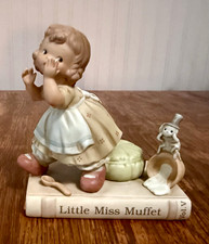 Enesco Memories of Yesterday Little Miss Muffet LE Lucie Attwell Ceramic 1993 picture