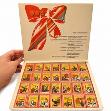 1984 USSR Soviet Matchbox Set Heroic Path Komsomol 28 Boxes Propaganda picture
