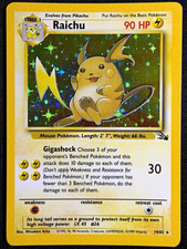 Pokémon 1999 Jungle Raichu Holo Card 14/62 English Wizards of the Coast picture