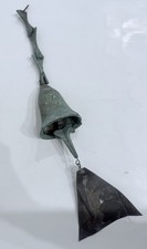 Vintage 22” Paolo Soleri Cosanti Cast Bronze Bell Wind Chime W/ Signature Stamp picture