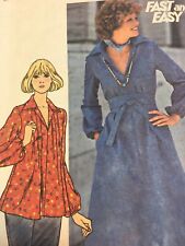 Butterick 4908 Size 12 Vintage Sewing Pattern Dress Top Sash picture