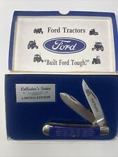 Vintage Knife  FORD Tractors Collector Series Blue Pearl Solingen Steel Germany  picture