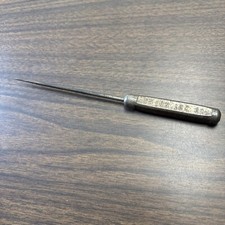 Antique Union Ice Company Co All Metal Rare Advertising Ice Pick 4 Sided Erie Pa picture