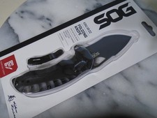 SOG Kiku XR Ball Bearing Pivot Pocket Knife Cryo D2 12-27-12-43 Blackout G10 New picture