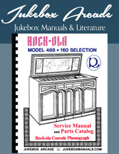 NEW Complete  Rock Ola 468, Console Phonograph Service Manual and Parts Catalog picture