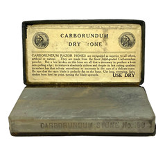 Antique Carborundum Dry Razor Hone No. 160 with Original Box - Early 1900s  picture