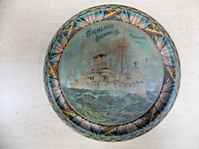 ANTIQUE HIGHLAND BREWING CO. ILLINOIS TIN LITHO BEER TRAY PRE PROHIBITION RARE picture